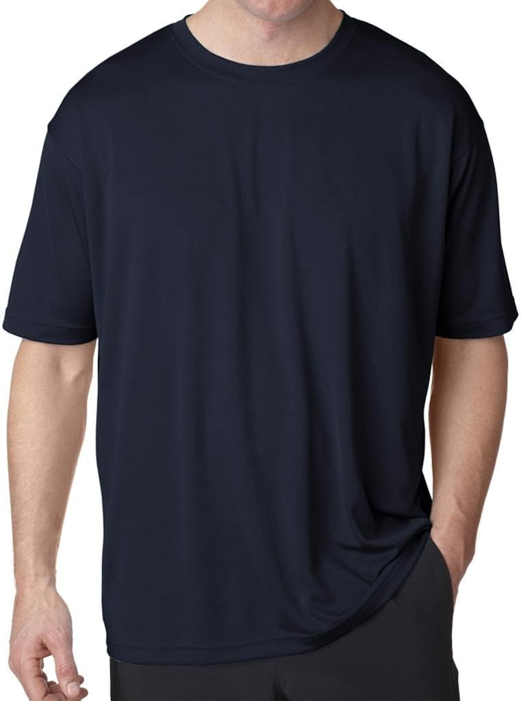 UltraClub Big Men's Cool-n-Dry Performance T-Shirt at  Men’s Clothing store