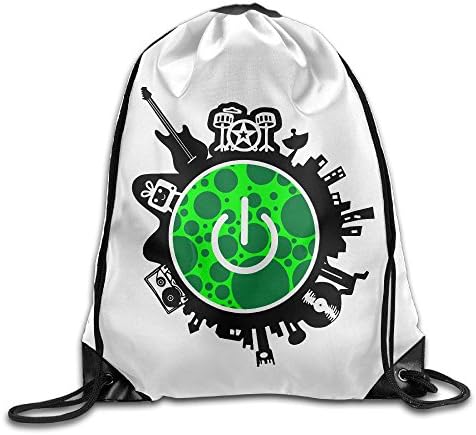 Turn It On Gym Drawstring Backpack Sport Bag For Men &amp; Women Sports