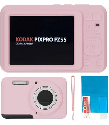 Kodak Câmera digital Pixpro FZ55 (preto) pacote, inclui: cartão de