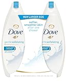 Dove Body Wash, Gentle Exfoliating 22 oz, Twin Pack