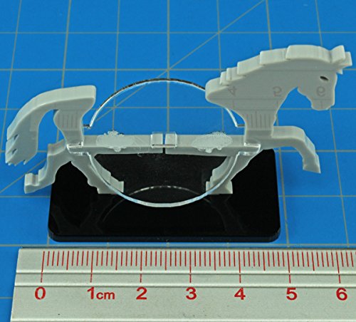 Warhorse, Character Mount Marker, Grey, 25x50mm Base (1)