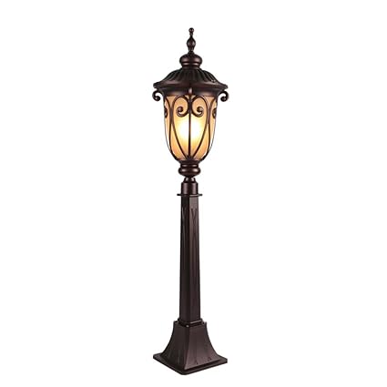 Amazon Com Modeen European Outdoor Glass Lantern Pillar
