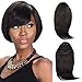 Brazilian virgin Human Hair clip in Bangs clip on Hair Extensions fringe Hair weave clip ins 8 inch/29g Hairpieces