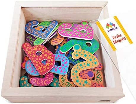 MAZAFRAN maz' Alif – maz16020 – Arabic Alphabet – 28 Magnetic Letters