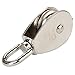Newcreativetop Stainless Steel 304 Single Wheel Swivel Pulley Block Loading (M50)