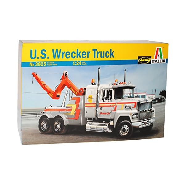 Italeri U.S. Wrecker Truck Abschlepper US Zugfahrzeug Kit Bausatz 1/24 Modell Auto Modell Auto