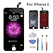 LCD Display Screen Replacement for iPhone 6 4.7 inch Touch Digitizer Assembly Screen with Tool Kit(Black)