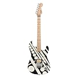 EVH Striped Series Circles Electric Guitar - Crop