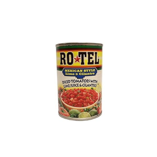 RO-TEL DICED TOMATOES WITH LIME AND CILANTRO, 10 OZ