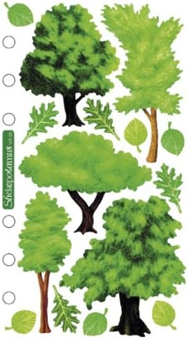 Sticko Vellum Stickers - Trees