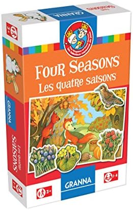 Four Seasons of The Year: A Game of Nature Bilingual Edition Board Game