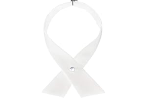 CANJOYN Adjustable Criss-Cross Bowtie School Uniform Pre Tied Bows for Women/Girls