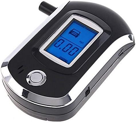 EBASCO Alcohol tester Professional Breathalyzer, Police, Portable Highly-Accurate Result Fast Respond Speed Alcohol Breathalyzer with LED Screen and Mouthpieces for Home