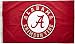 NCAA Alabama Crimson Tide Circle A Logo 3-by-5 Foot Flag with Grommets primary