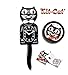 California Clock, Kit-Cat Large Clock Bundle, Classic Large Black BC01 Clock, Round Cat Clock, Two C Batteries and Gift Note, Collectors Limited Edition