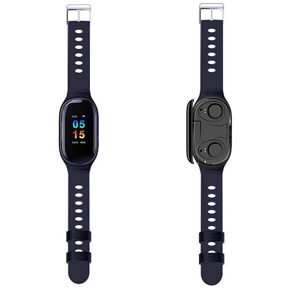 SHIDEDIAN M1, Reloj Inteligente 2 en 1 con Auriculares ...