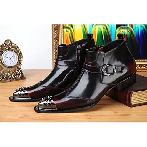 formal zip ankle shoes for mens
