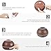 Aroma Diffuser, ARCHEER 300ML Wood Ultrasonic Oil Diffuser Cool Mist Whisper-Quiet Humidifier with Color LED Lights Changing & 4 Timer Settings, Waterless Auto Shut-Off for Spa Baby