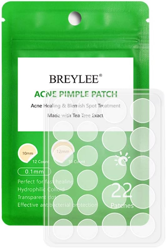 Ritioner BREYLEE Invisible Acne Removal Use at Day Pimple Patch Skin Care Targeted Spot & Blemish Treatment Acne Patches Emergency Pimple Patches For Women & Men
