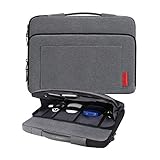iCozzier 13-13.3 Inch Laptop Sleeve with Large Side Organizer Pocket Electronic Accessories Storage Briefcase for 13