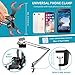 Neewer Overhead Video Stand Phone Mount Table Top Scissor Arm Stand with Phone Clamp and Remote Control for Baking Crafting Demo Drawing Sketching Recording, Live Streaming, Online Teaching