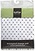 Kushies Deluxe Terry Change Pad, White with Mocha Polka Dots