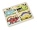 Melissa & Doug Dinosaurs 4-in-1 Wooden Jigsaw Puzzles With Storage Tray (16 pcs)