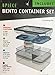 Arctic Zone Ultra Lunch Box, Expandable, Black/Gray