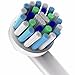  Oral B Replacement Brush Heads- Pk of 8 Generic Crossaction Oralb Braun Electric Toothbrush Heads- Cross Action Bristles Remove More Plaque & Reach Deep Within Teeth