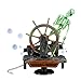 Delight eShop Action-Aquarium Skeleton Pirate Captain Ornament Fish Tank Landscape Decoration
