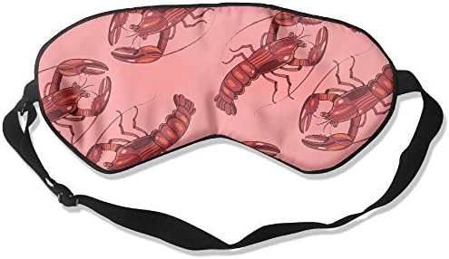 Ming Horse Adult Children Unisex Lobster Shrimp Red Eyeshade Sleep Mask Eye Mask