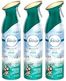 Febreze Air Effects - Fresh-Cut Pine - Holiday Collection 2016 - Net Wt. 9.7 OZ (275 g) Per Can - Pack of 3