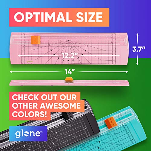 Glone 12 inch Paper Trimmer (Pink) - Thumbnail 3