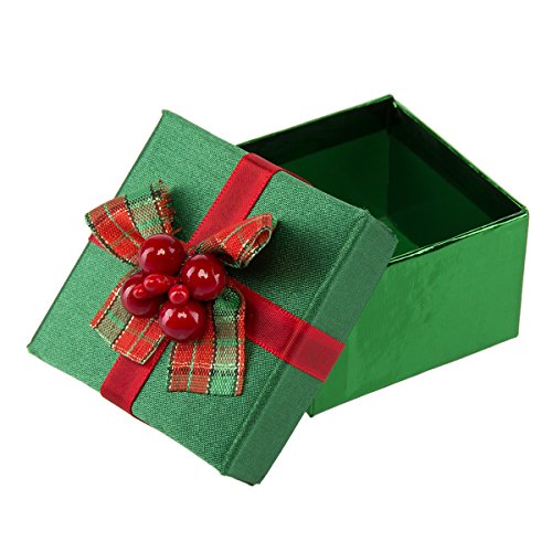 For Keeps (8 Pack) Green Mini Gift Boxes With Lids, Pre Wrapped Gift