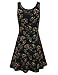 TWINTH Women Floral Spring Garden Party Picnic Dress Party Cocktail Dress