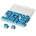 Educational Insights Alphabet Rubber Stamps Uppercase, 5/8", Ages 4 and Up, (30 Pieces  - 26 Letters and 4 Punctuation Marks) primary