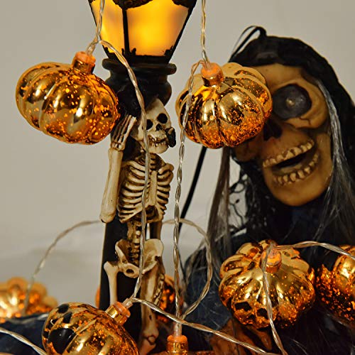 2 Halloween+Pumpkin+Decoration+Battery+Operated