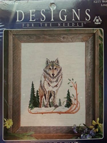 Wolf - 8x10 Cross Stitch Kit - Heirloom Treasures #5211