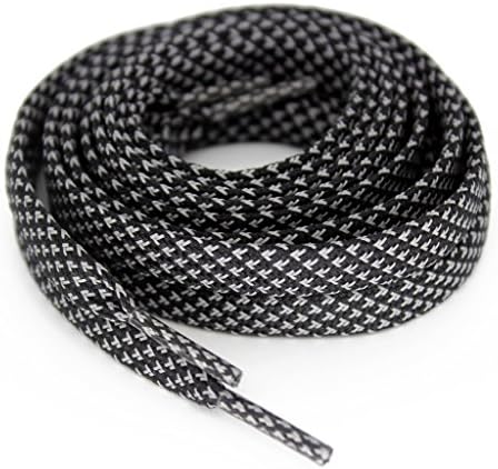 Flat High Brightness 3M Reflective Shoelaces for Night Running Sneakers 2 Sizes 7 Colors