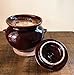Bake & Serve 15 oz Ceramic Ramekin Bowl with Lid - set оf 4 - Country Kitchen Style Soup Stew Glazed Clay Pot Crocks - Oven-, Microwave- and Dishwasher- safe