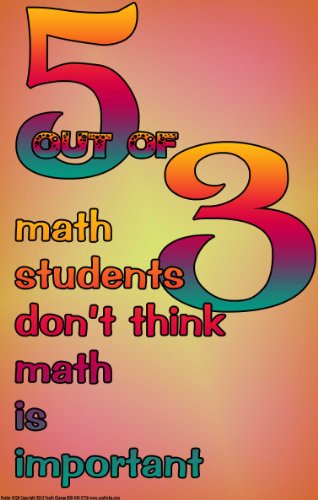 Poster 326 Funny Motivational Math Poster For Classrooms Buy Online In Bahamas Youth Change Inc Products In Bahamas See Prices Reviews And Free Delivery Over Bsd80 Desertcart