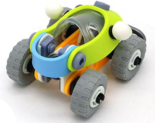 53 Part Do It Yourself Build and Play Toy Set From Verzabo That Allows Kids to Build Their Own Cute Monster Truck