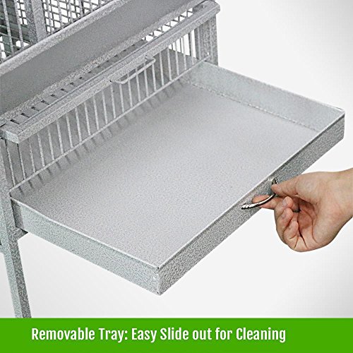 go2buy Wrought Iron Select Bird Cage Parrot Cockatoo Birdcage Stands