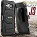 Galaxy J3 (2016) / Galaxy Express Prime / J3 V Case, Evocel [New Generation Series] Belt Clip Holster, Kickstand, & Dual Layer for Samsung Galaxy J3 (Model No J320) / Galaxy Sky/Galaxy Sol, Black