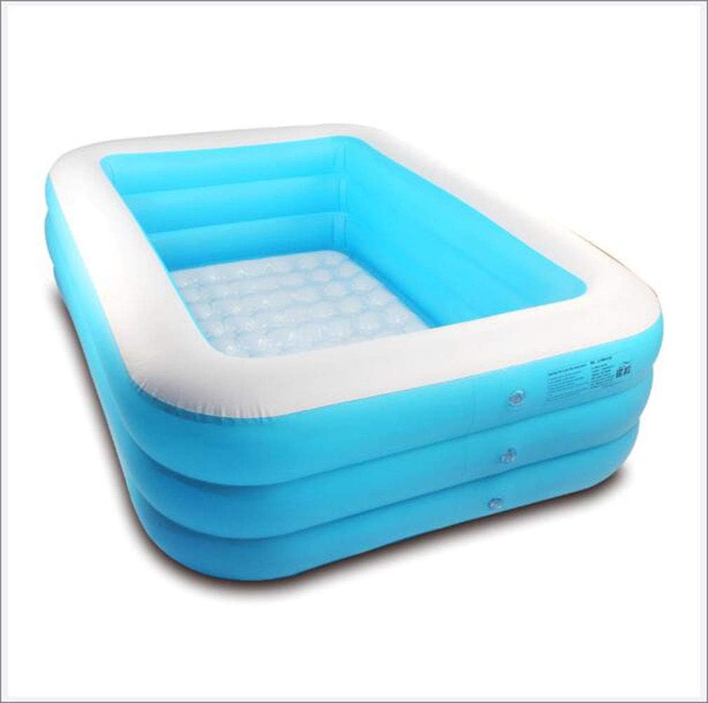 swimming with inflatables