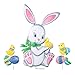 Collections Etc Easter Bunny and Friends Garden Stake Set