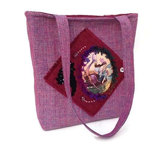 Womens Purple Handbag Handmade