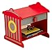 KidKraft Wooden Fire Hydrant Side Table with Drawer and Shelf, Children's Furniture Nightstand - Red, Gift for Ages 3+