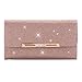 Galaxy S8 Plus Case, LONTECT Bling Glitter PU Leather 7 Card Slots Wallet Case Handbag with Detachable Magnetic Back Case & Metal Chain for Samsung Galaxy S8 Plus - Rose Gold