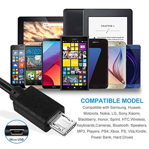 Dericam 5V 1A Micro USB Wall Charger, Android Charger Cable, 5 Volt 1000mA AC to DC Power Adapter fo - //medicalbooks.filipinodoctors.org